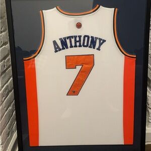 Signed Carmelo Anthony Knicks Jersey
